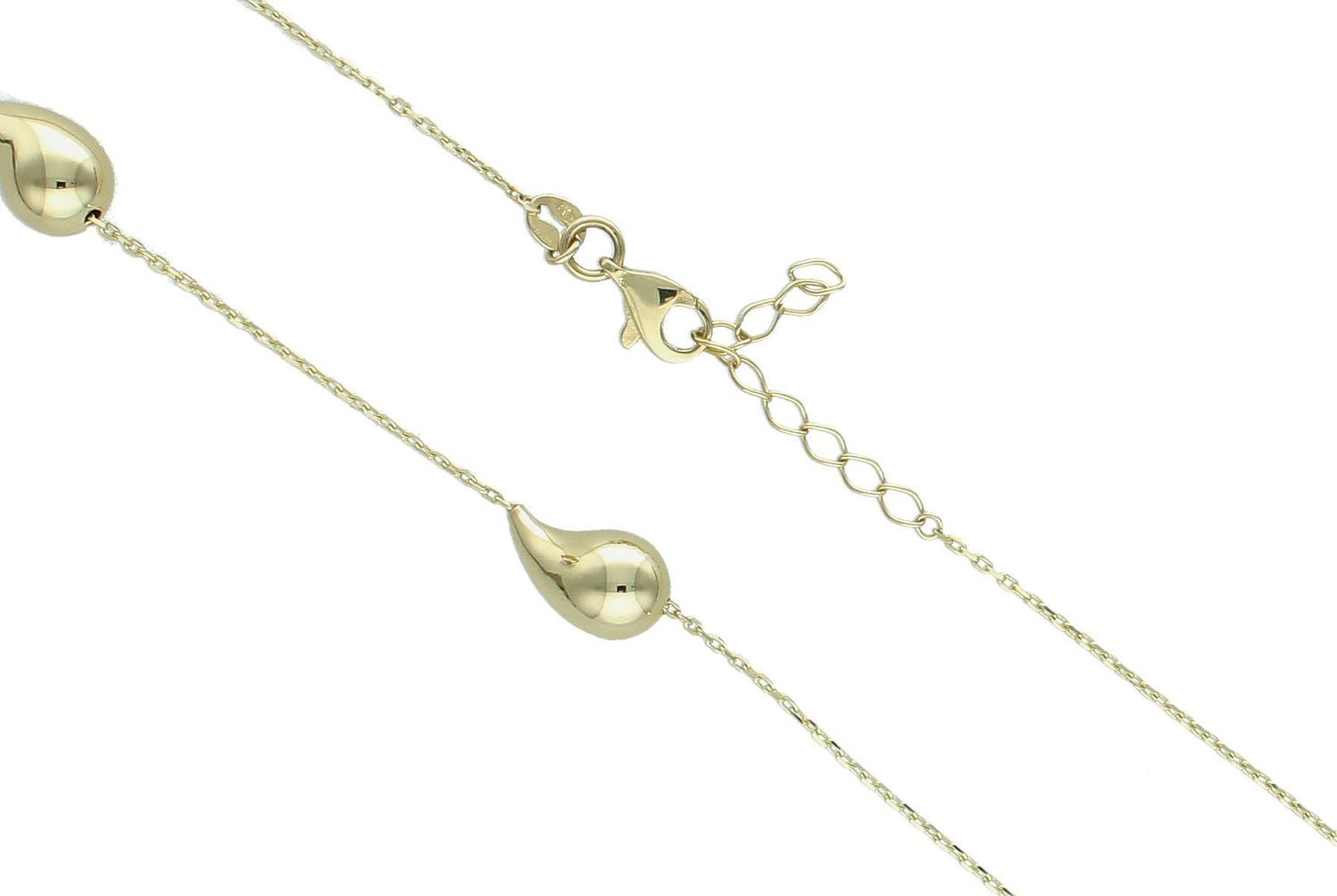 Naszyjnik złoty trzy łezki próba 375, NA 3648 375 Delikatny naszyjnik wykonany z najwyższej jakości złota próby 375. Złoty naszyjnik idealnie sprawdzi się w minimalistycznych zestawieniach na co dzień1.jpg